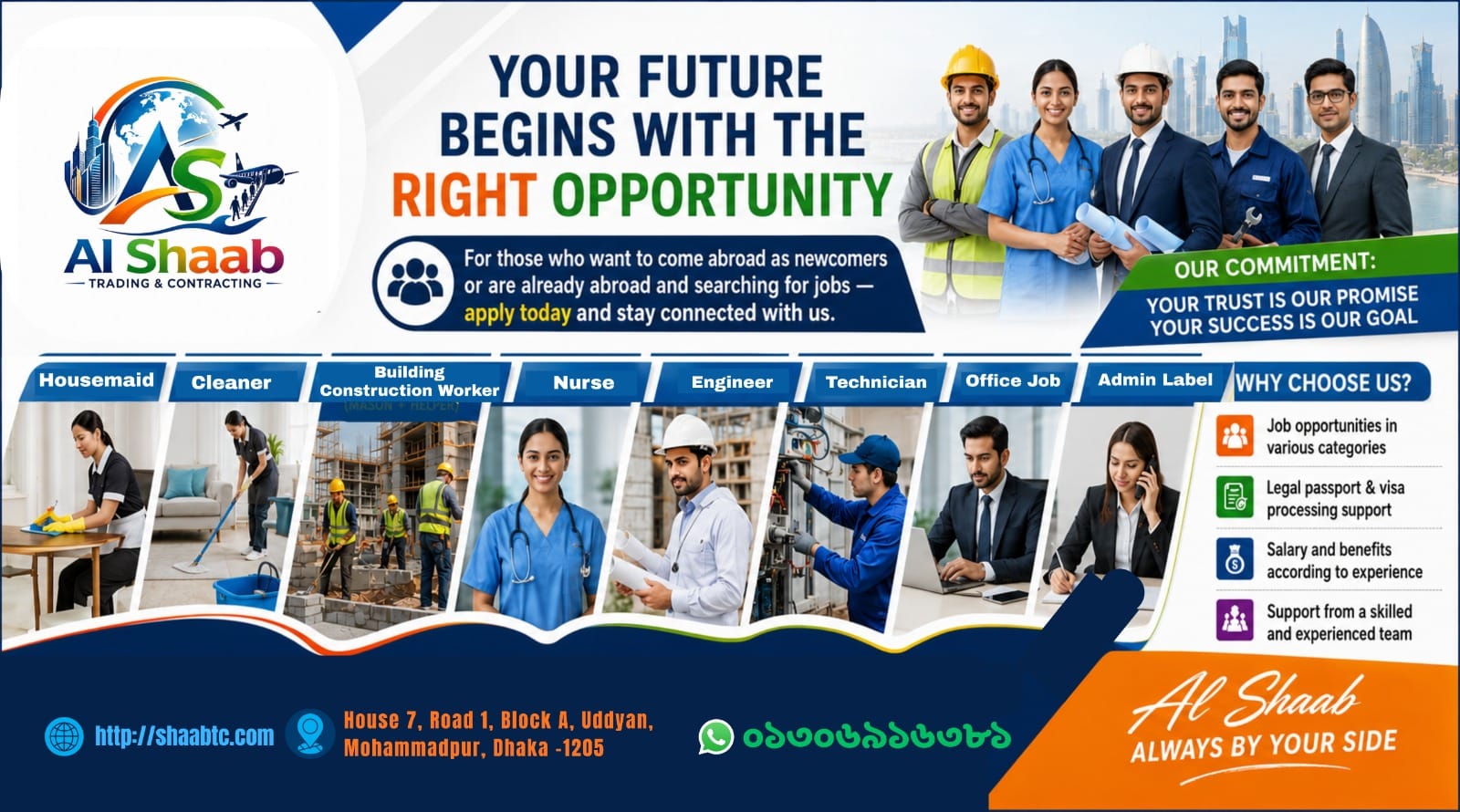 Al Shaab English Banner – Your Future Begins With The Right Opportunity